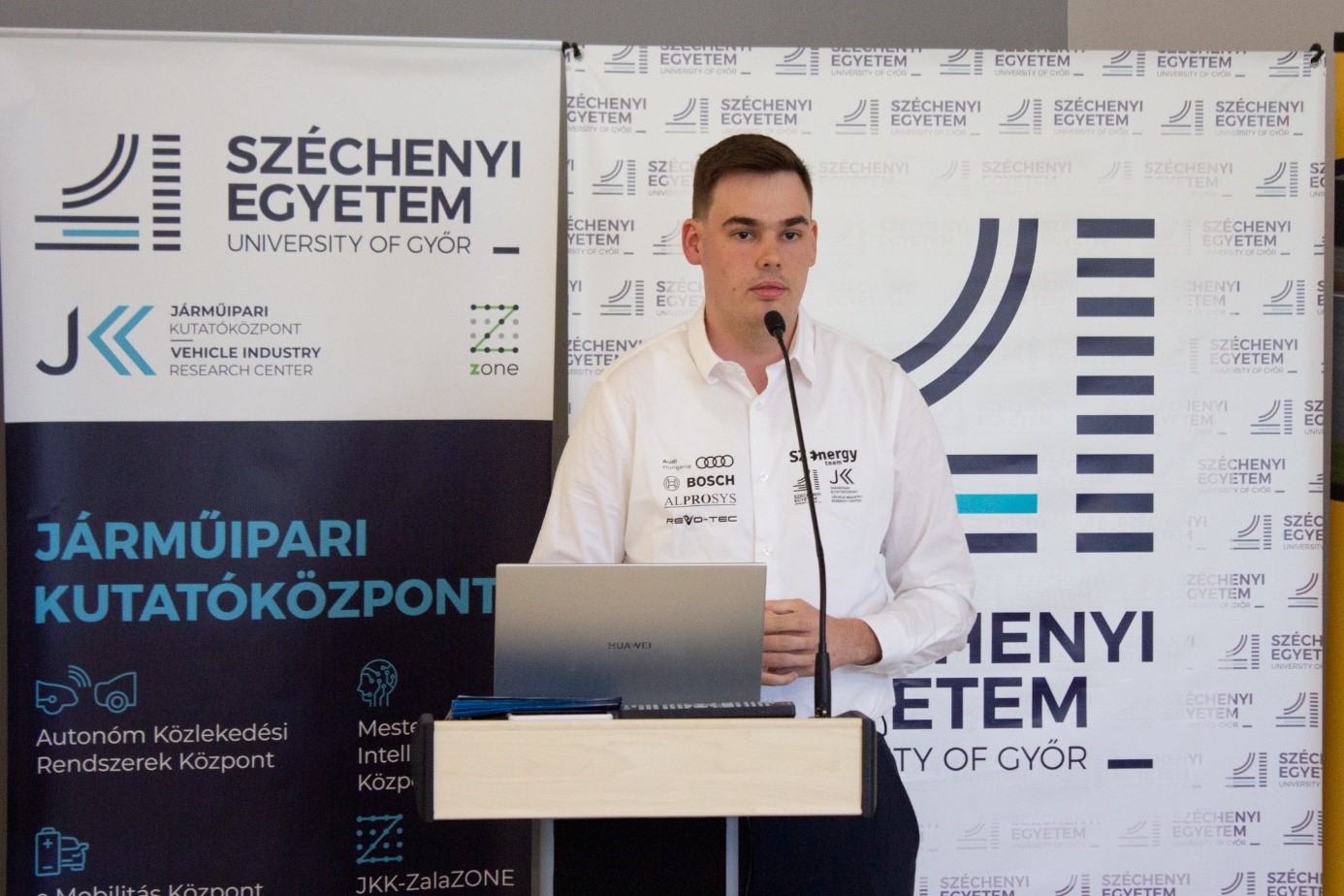 Balázs Für spoke about the development of the engineering department 